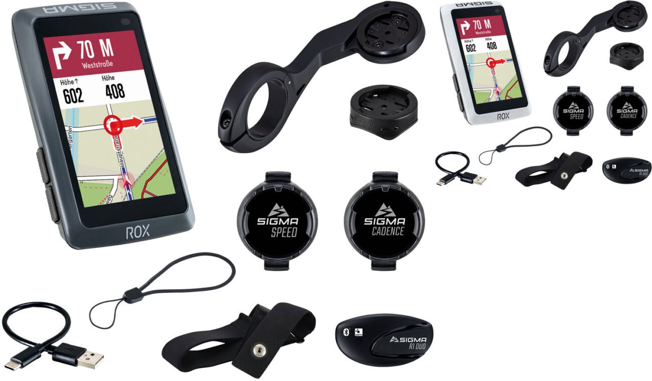 SIGMA ROX 12.1 EVO Sensor Set GPS Fahrrad Navigationssystem