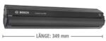 Powertube 500 akku bbp280 horizontal 349mm